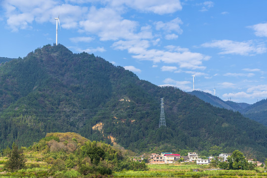 风电场山村