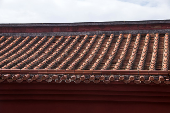 中式老建筑屋檐