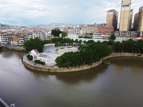 广东省普宁市棉湖镇风光航拍