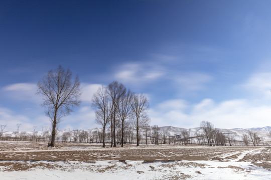 内蒙古冬季雪景