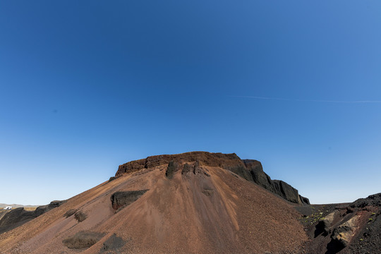 乌兰达火山航拍俯拍