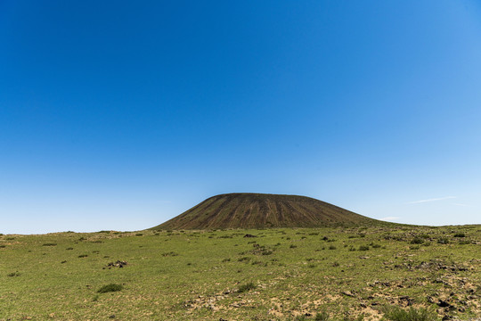 乌兰达火山航拍俯拍