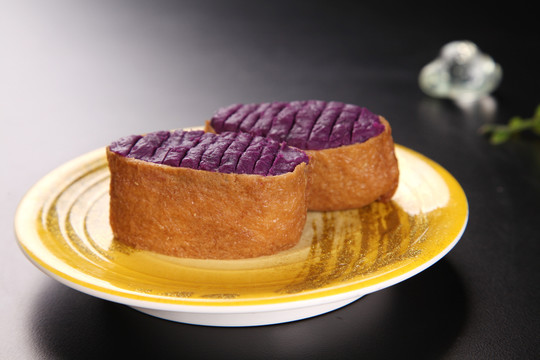 紫薯沙拉腐皮