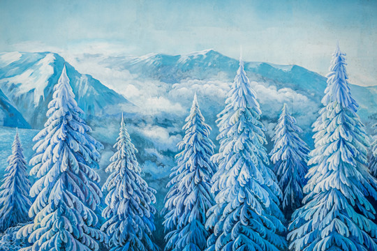 雪山滑雪