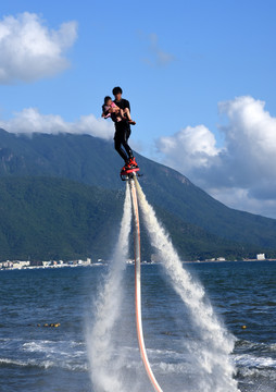 水上飞人