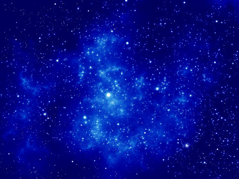 蓝色星空