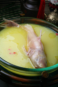 浓汤炖鮰鱼