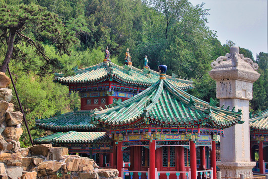 北京颐和园与古建筑群