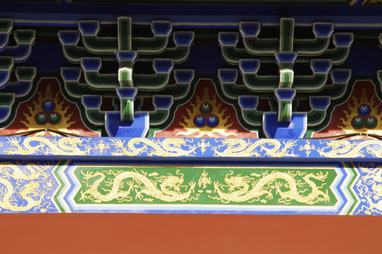 中国佛教寺庙建筑特写