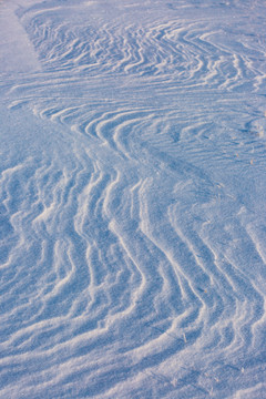 雪地雪原雪痕背景纹理