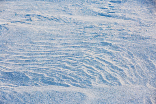 雪地雪原雪痕纹理