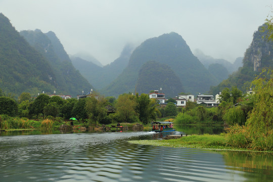 兴坪古镇风光