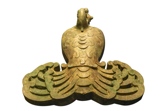 凤鸟形铜建筑构件