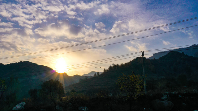 白石山日出