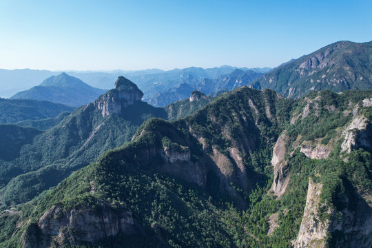 浙江温州雁荡山航拍