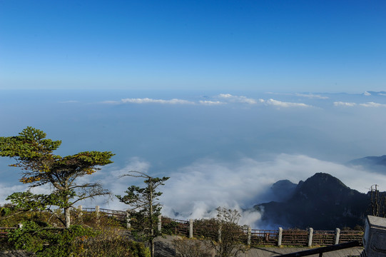 峨眉山风景风光