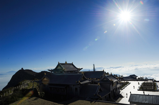 峨眉山风景风光