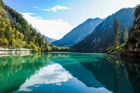 九寨沟山水风景