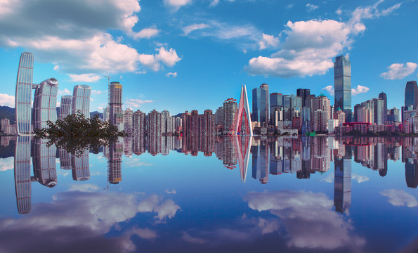 重庆现代建筑城市映像
