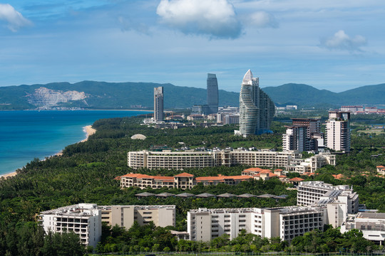 海南三亚城市风光