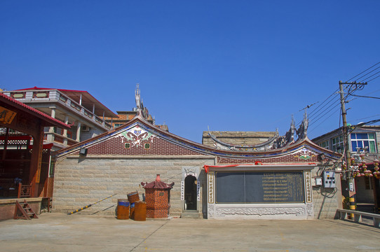 永宁卫城财神庙侧面建筑