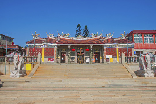 永宁紫树林寺庙景观