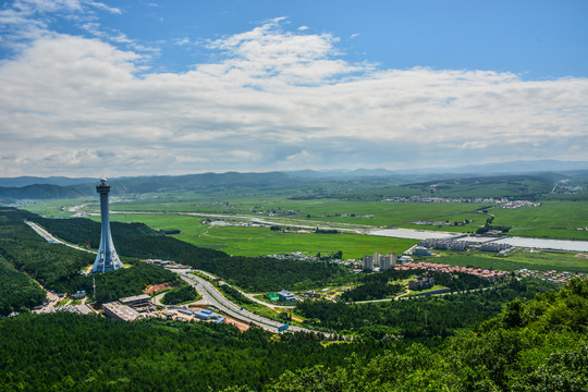 延吉市帽儿山风景区自然风光