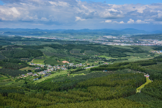 延吉市帽儿山风景区自然风光