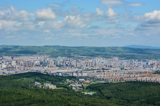 延吉市帽儿山风景区自然风光