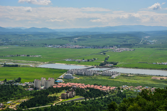 延吉市帽儿山风景区自然风光