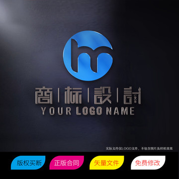 HR字母HM标志LOGO