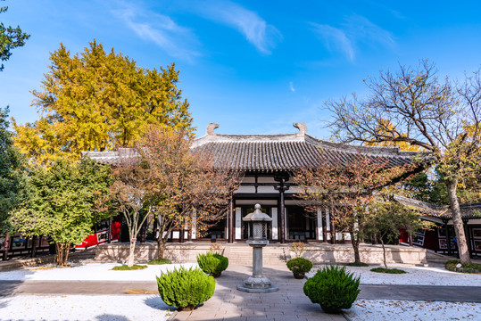 中国扬州大明寺的鉴真纪念堂
