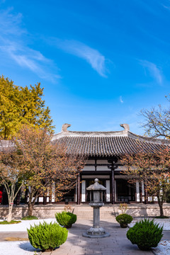 中国扬州大明寺的鉴真纪念堂