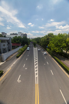 杭州运河河畔街景