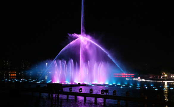 聊城东昌湖音乐喷泉
