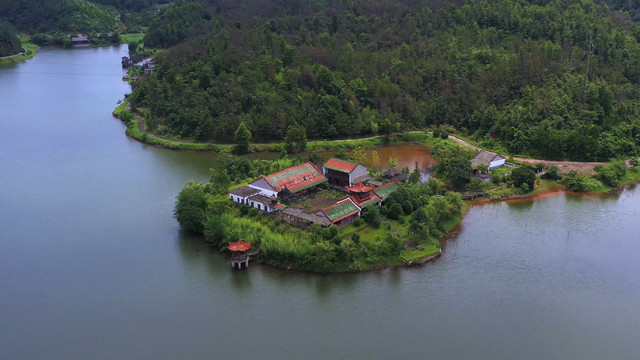 江西万安影视城蓬岛瑶台景点