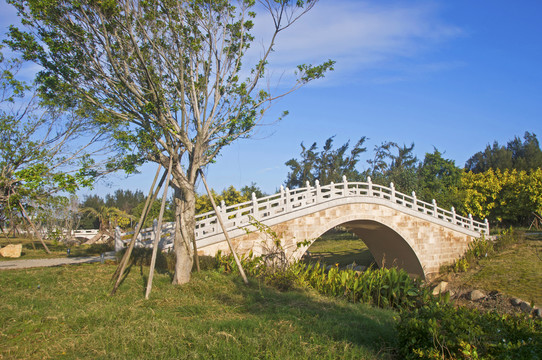 石拱桥园林景观
