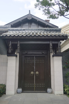 中式庭院古典风格宅门