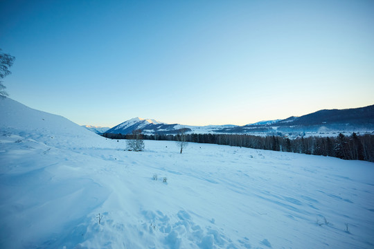 禾木雪景