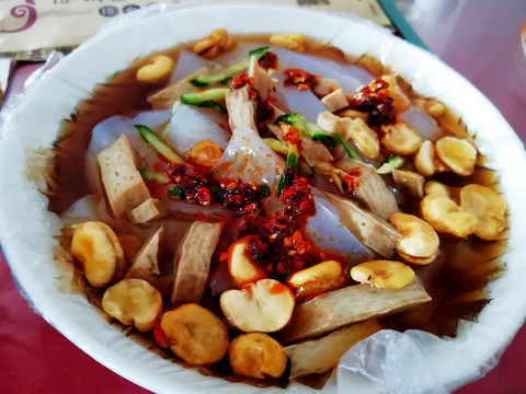 山西浑源凉粉