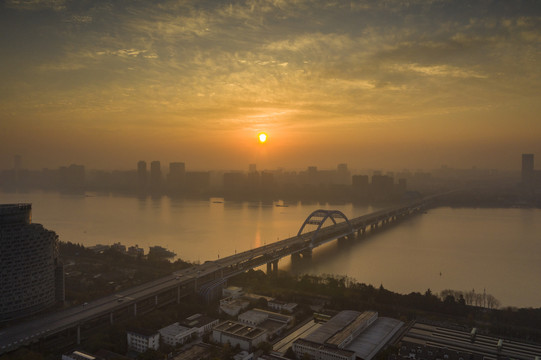 杭州上城区复兴大桥复兴路高架