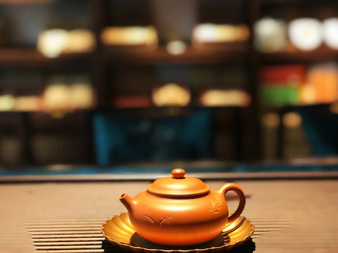 茶壶特写