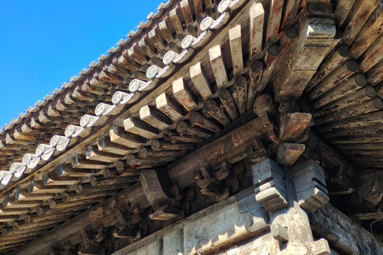 北京智珠寺的飞檐斗拱