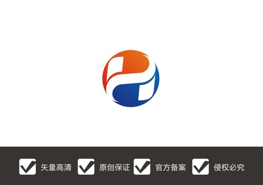 字母H科技logo