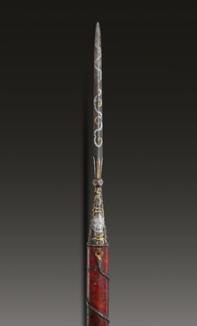 古代藏族仪式用的长矛