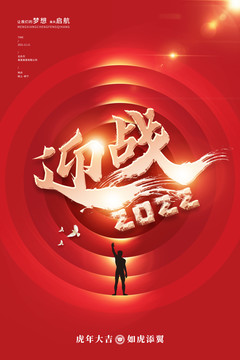 迎战2022年会海报