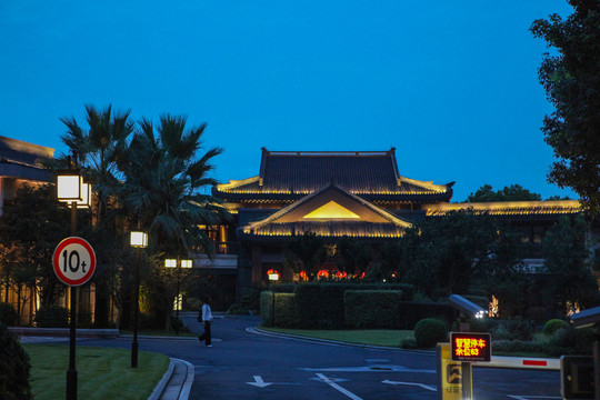 杭州西湖夜景