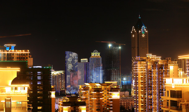 海口城市亮化夜景