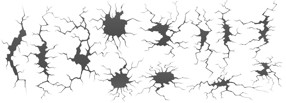 灰色龟裂缝隙插图