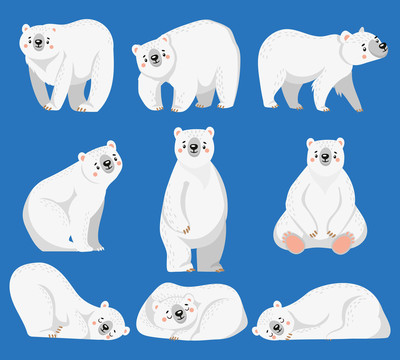 圆滚滚北极熊插图